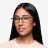 Corvallis Black PlasticEyeglass Frames for Women from EyeBuyDirect