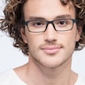 Madras Black PlasticEyeglass Frames for Men from EyeBuyDirect