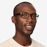 Bandon Black PlasticEyeglass Frames for Men from EyeBuyDirect