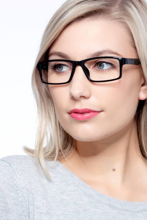 Noir Bandon -  Plastique Lunettes de vue