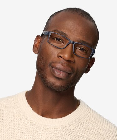 Navy Bandon -  Lightweight Plastic Eyeglasses