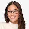 Bandon Navy PlasticEyeglass Frames for Women from EyeBuyDirect