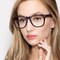 Myrtle Violet Plastique Montures de lunettes de vue pour Femmes d'EyeBuyDirect