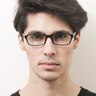 Klamath Black & White PlasticEyeglass Frames for Men from EyeBuyDirect