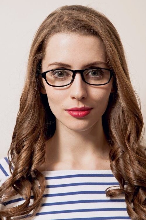 Medford Black PlasticEyeglass Frames for Women from EyeBuyDirect
