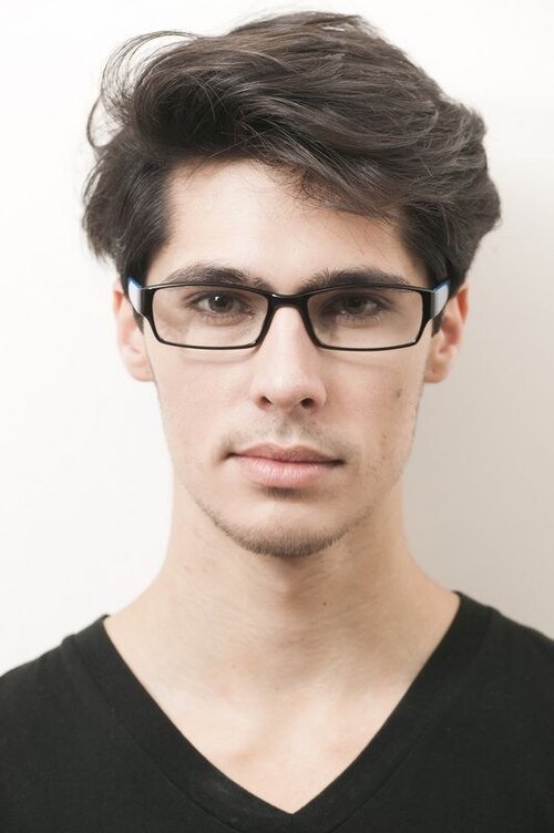 Emmett Black & Blue PlasticEyeglass Frames for Men from EyeBuyDirect