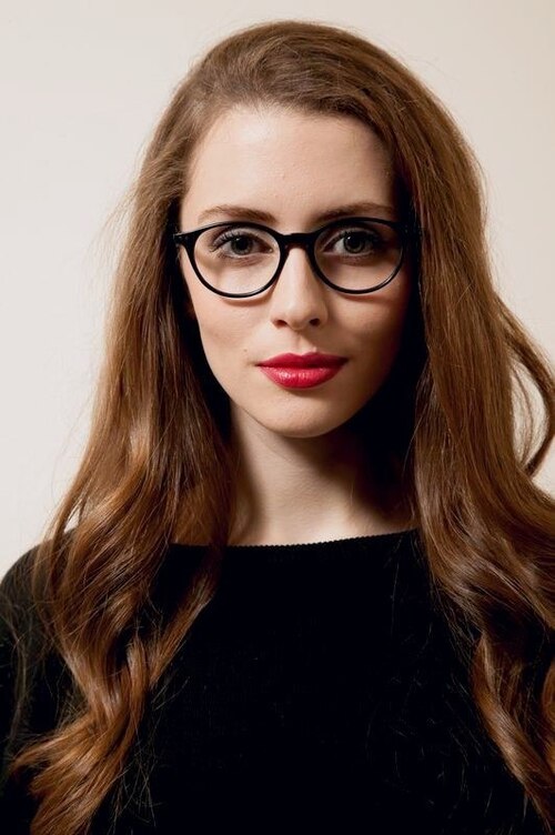Brett Noir AcétateMontures de lunettes de vue pour Femmes d'EyeBuyDirect