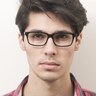 Abel Black AcetateEyeglass Frames for Men from EyeBuyDirect
