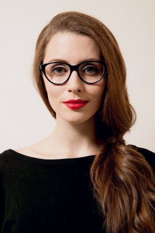 Abrielle Navy AcetateEyeglass Frames for Women from EyeBuyDirect
