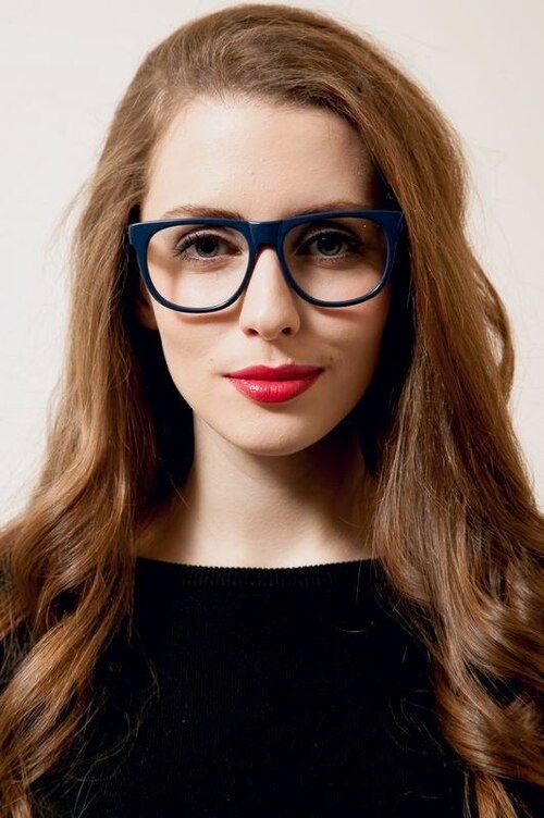 Corin Navy AcetateEyeglass Frames for Women from EyeBuyDirect