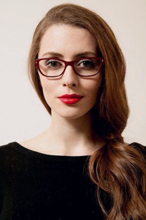Ellery Burgundy AcetateEyeglass Frames for Women from EyeBuyDirect