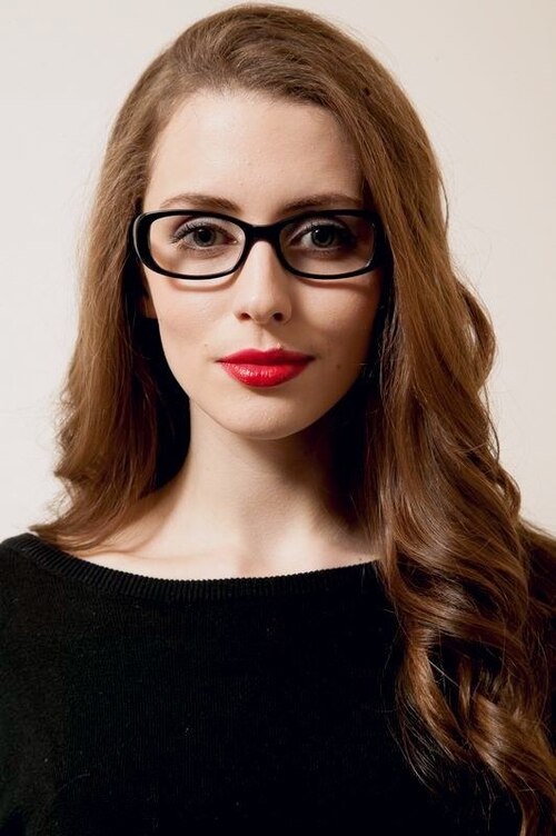Emerson Black & Purple AcétateMontures de lunettes de vue pour Femmes d'EyeBuyDirect