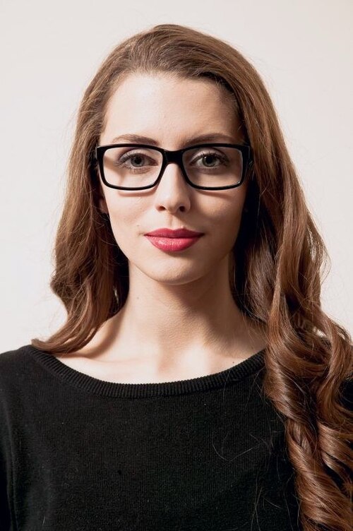 Kennedy Noir AcétateMontures de lunettes de vue pour Femmes d'EyeBuyDirect