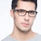 Kyle Noir Acétate Montures de lunettes de vue pour Hommes d'EyeBuyDirect