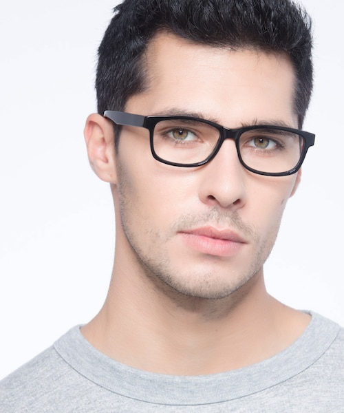 Kyle Black AcetateEyeglass Frames for Men from EyeBuyDirect