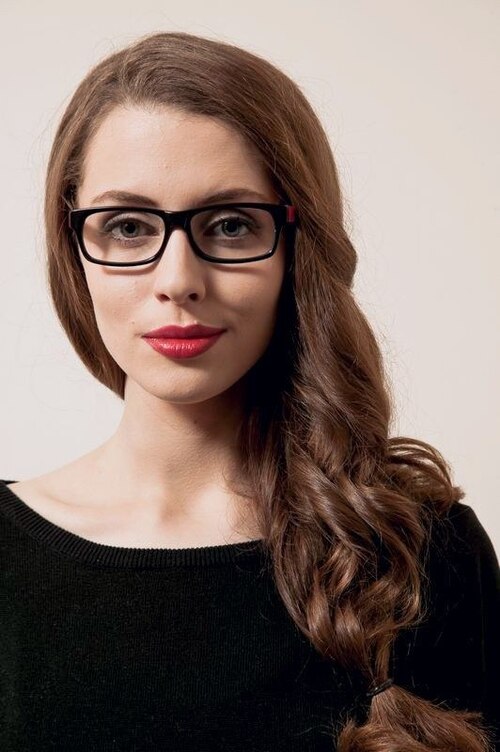 Lane Black AcetateEyeglass Frames for Women from EyeBuyDirect