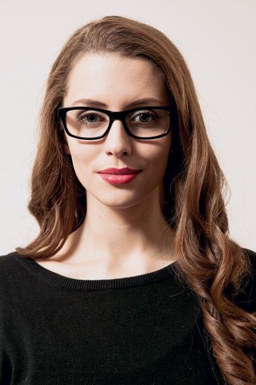 Presley Black AcetateEyeglass Frames for Women from EyeBuyDirect