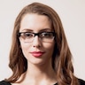 Reagan Noir AcétateMontures de lunettes de vue pour Femmes d'EyeBuyDirect
