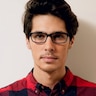 Alaina Black AcetateEyeglass Frames for Men from EyeBuyDirect