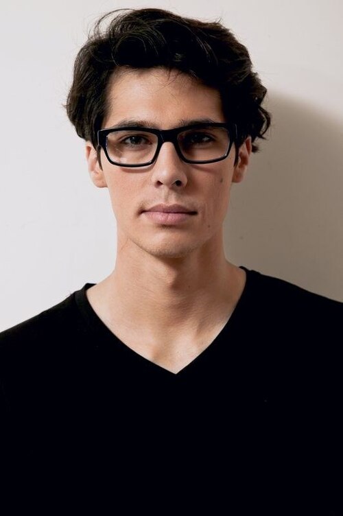 Valentine Black & Blue AcetateEyeglass Frames for Men from EyeBuyDirect