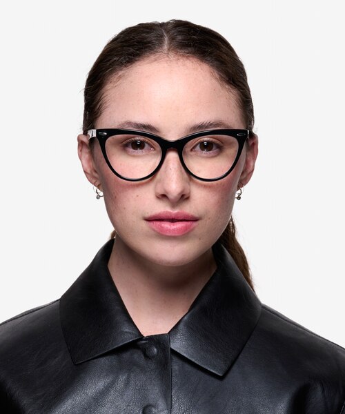 Anika Black AcetateEyeglass Frames for Women from EyeBuyDirect