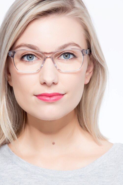 Alivia Gray & Clear AcetateEyeglass Frames for Women from EyeBuyDirect