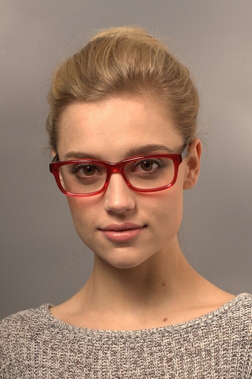 Alicia Red AcetateEyeglass Frames for Women from EyeBuyDirect