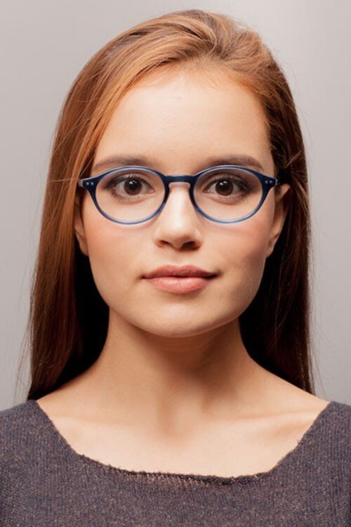 Alisha Blue AcetateEyeglass Frames for Women from EyeBuyDirect
