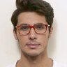 Franky Brown & Strip AcetateEyeglass Frames for Men from EyeBuyDirect