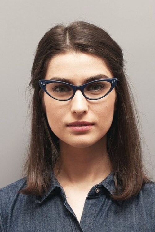 Alondra Navy AcetateEyeglass Frames for Women from EyeBuyDirect