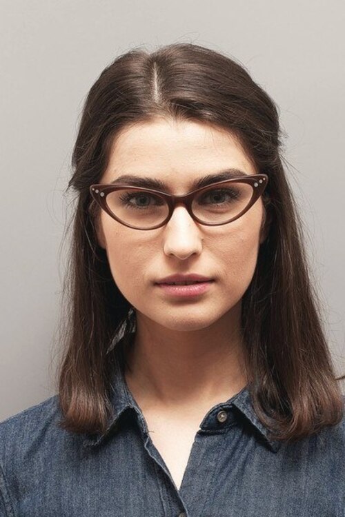 Alondra Brown AcetateEyeglass Frames for Women from EyeBuyDirect