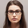 Franni Noir AcétateMontures de lunettes de vue pour Femmes d'EyeBuyDirect