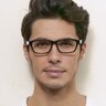 Ira Black & White AcetateEyeglass Frames for Men from EyeBuyDirect