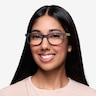 Panama Black AcetateEyeglass Frames for Women from EyeBuyDirect