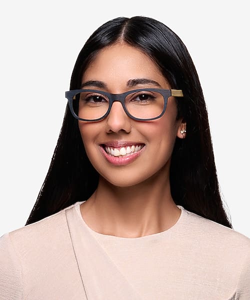 Black Panama - Acetate Eyeglasses Black Panama - Acetate Eyeglasses