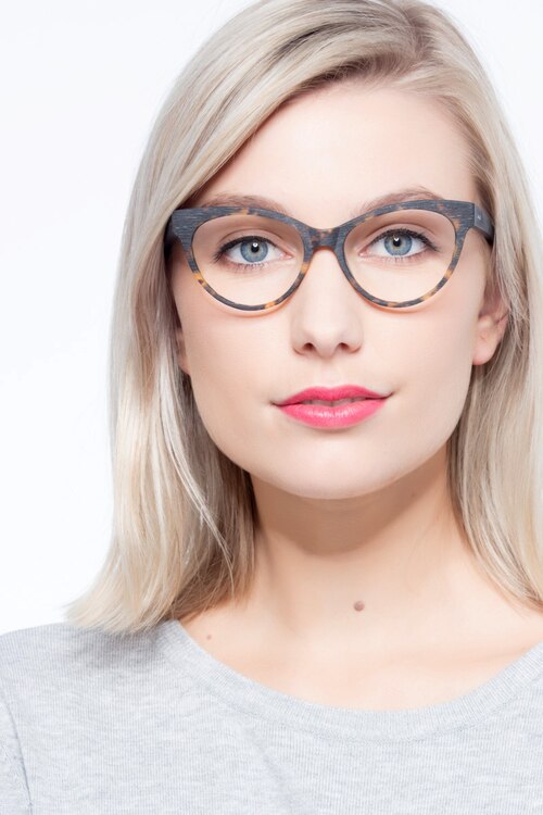 Jane Birkin Brown & Tortoise AcetateEyeglass Frames for Women from EyeBuyDirect
