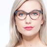 Jane Birkin Brown & Tortoise AcetateEyeglass Frames for Women from EyeBuyDirect