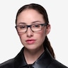 Cambridge Noir AcétateMontures de lunettes de vue pour Femmes d'EyeBuyDirect