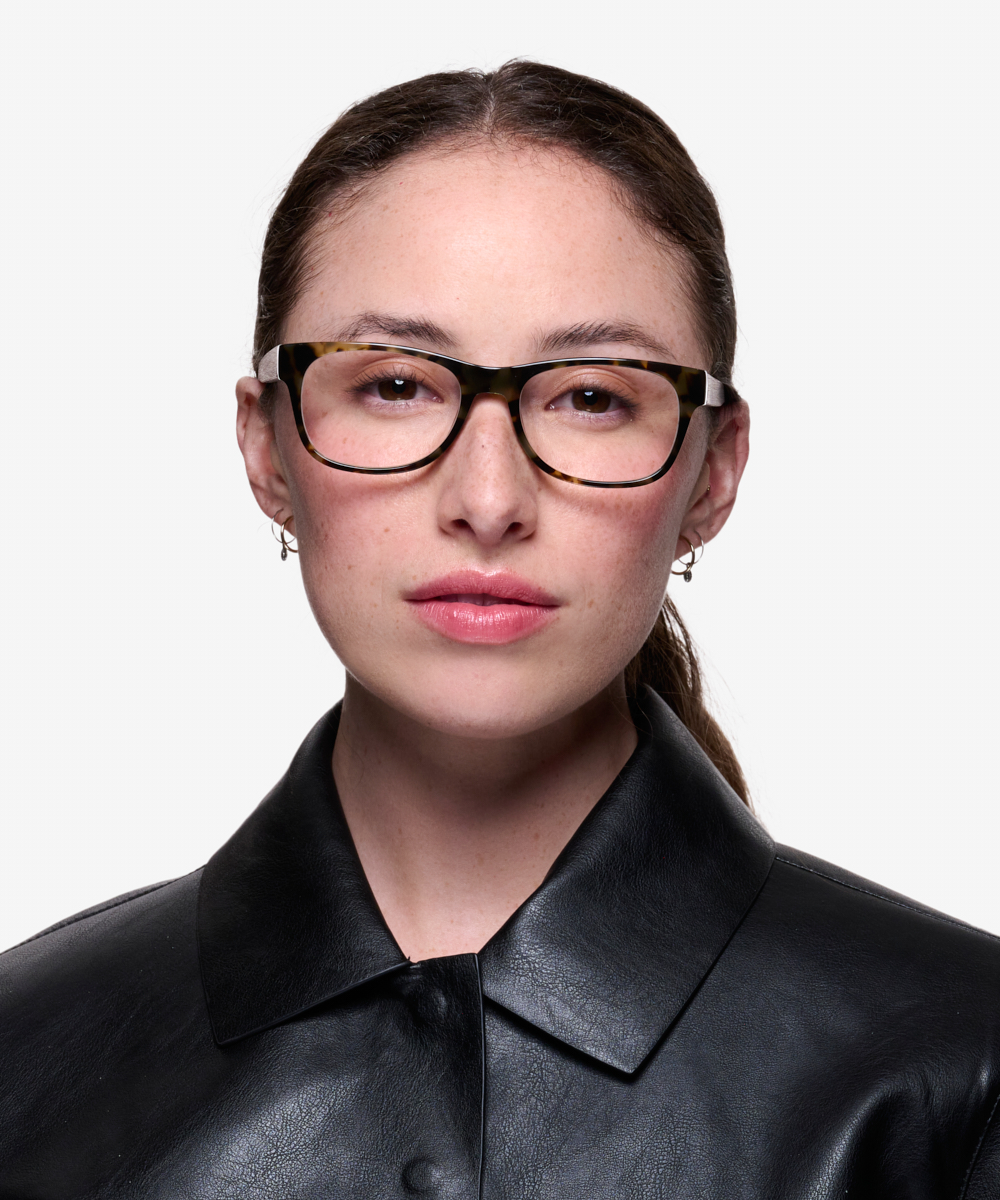 Willow Rectangle Brown And Tortoise Full Rim Eyeglasses Eyebuydirect