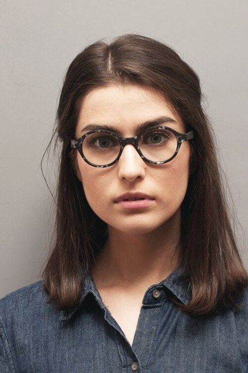 Plato Gray & Black Wood-textureEyeglass Frames for Women from EyeBuyDirect