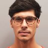 Hopper Brown & Tortoise Wood-textureMontures de lunettes de vue pour Hommes d'EyeBuyDirect