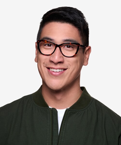 Charlotte Écailles AcétateMontures de lunettes de vue pour Hommes d'EyeBuyDirect