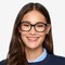 Claudia Noir Acétate Montures de lunettes de vue pour Femmes d'EyeBuyDirect