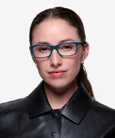 Teal Mandi -  Classic Acetate Eyeglasses