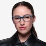 Mandi Teal AcetateEyeglass Frames for Women from EyeBuyDirect