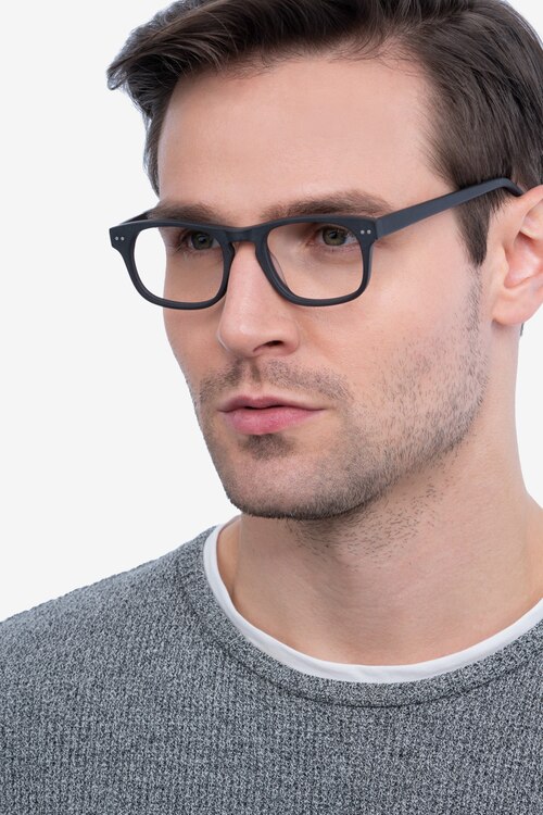 Carla Coffee AcetateEyeglass Frames for Men from EyeBuyDirect