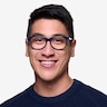 Brittany Navy AcetateEyeglass Frames for Men from EyeBuyDirect