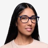 Brittany Navy AcetateEyeglass Frames for Women from EyeBuyDirect