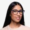 Brittany Bleu marine  Acétate Montures de lunettes de vue pour Femmes d'EyeBuyDirect