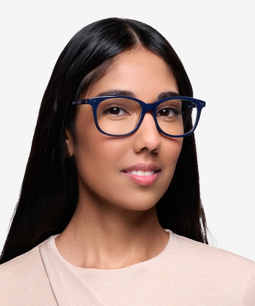 Brittany Navy AcetateEyeglass Frames for Women from EyeBuyDirect